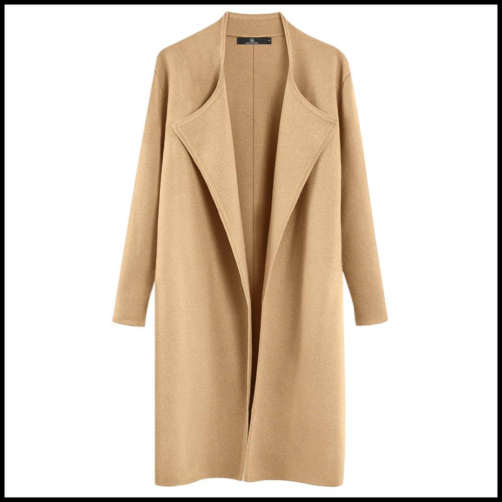 Oversized Long Cardigan Sweater Shawl Collar Winter Coatigan Knit